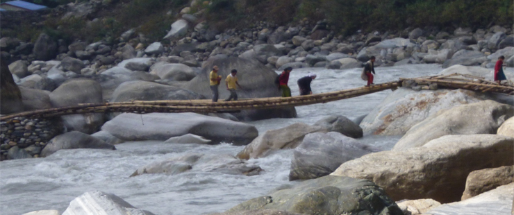 Kali Gandaki near by Hot Spring